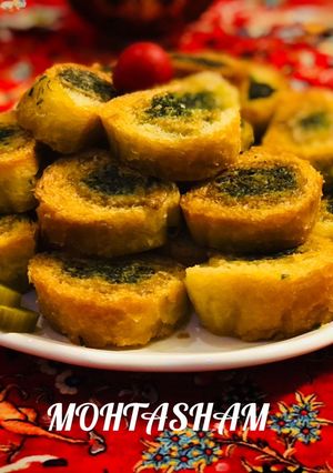 عکسی از دستور فینگر فود کوکو سبزی