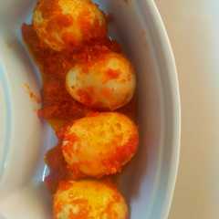 A picture of Telur balado.