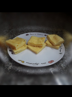 Una foto de Fainá de queso licuado
