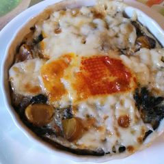 A picture of Dandelion Quiche.