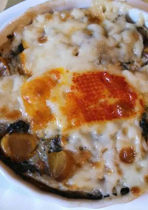 A picture of Dandelion Quiche.