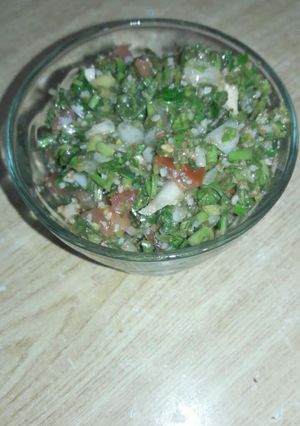A picture of Lebanese Tabbouleh.