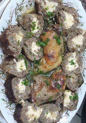 صورة لوصفة طاجين اللحم المفروم (لحم مرحي)