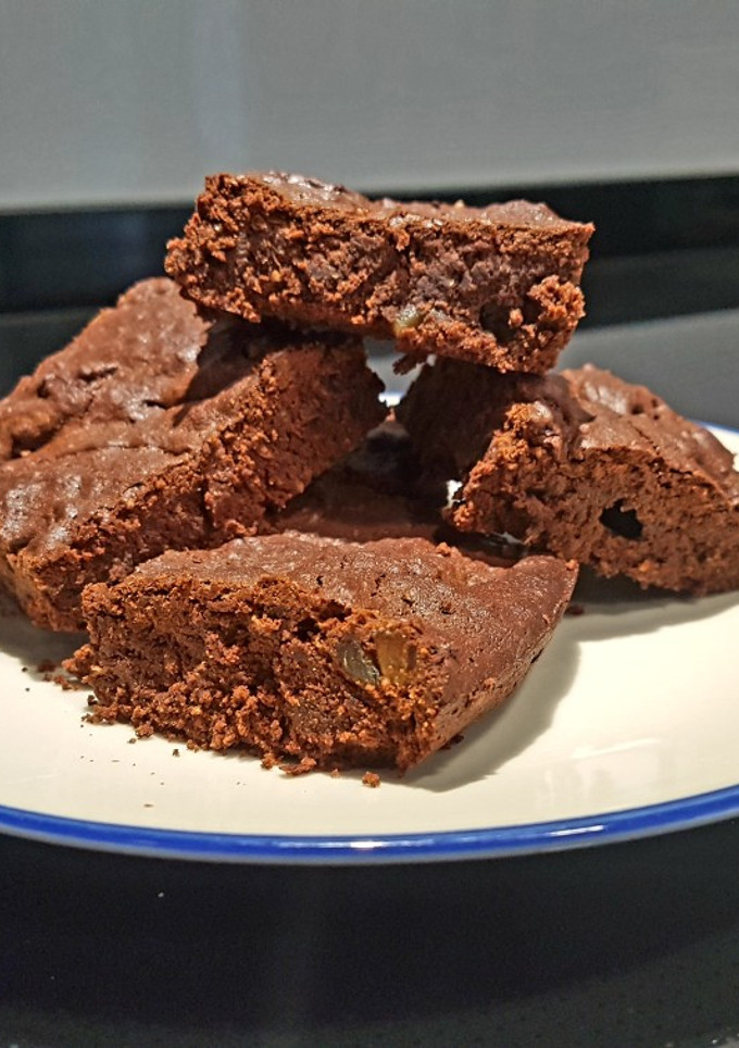 Una foto de Brownie con jengibre (ideal para chocoholics 😉)!!