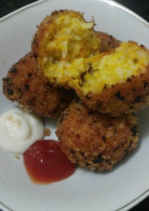 Foto resep Bola-bola Nasi Keju