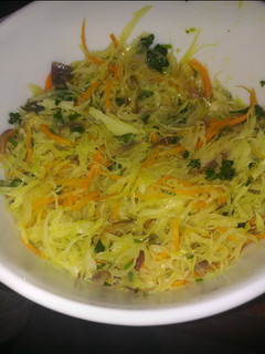 A picture of Steamed cabbage.