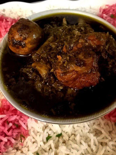 عکسی از دستور پلو خورشت کنگر