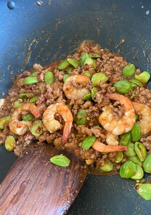 รูปของ กุ้งผัดสะตอ