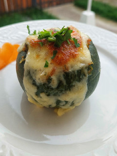 Una foto de Zapallitos Italianos Rellenos 😋