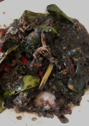 Foto resep Tumis Cumi hitam pedas