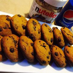 A picture of Chocolate chip cookies.