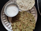 Green Garlic Jawari Roti
