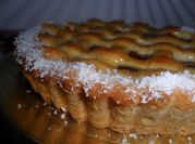 Una foto de pastafrola de batata