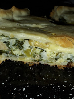 Una foto de Tarta de acelga y pollo bien rápida