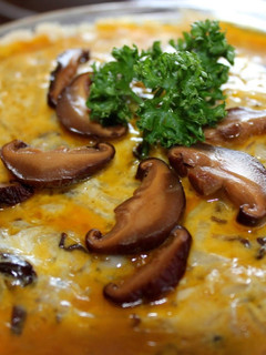 A picture of Vietnamese savory steamed egg & pork pie.