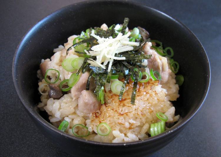 Simple Way to Prepare Speedy Ginger Chicken Takikomi Gohan