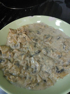 Una foto de Crema de champiñones