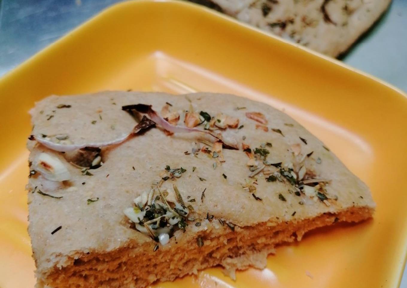 focaccia herba bawang putih