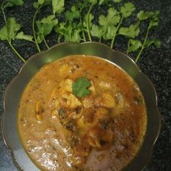 A picture of Mushroom Curry.
