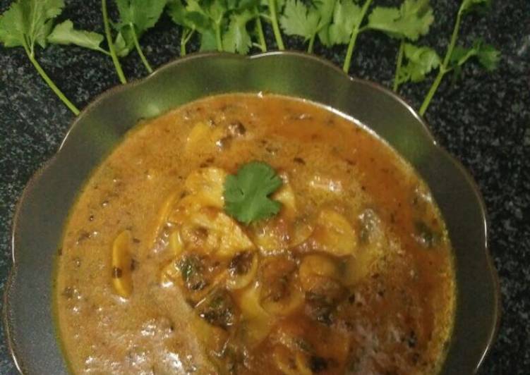 How to Make Recipe of Mushroom Curry