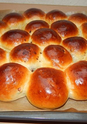 Édes zsömlekoszorú recept fotója