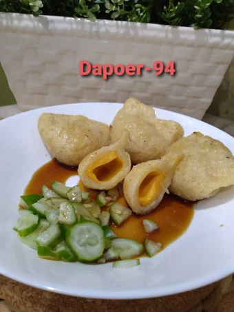 Cara Gampang Menyiapkan Resep  99.Pempek dos#pempek kw isi telor dan kates yang Bisa Manjain Lidah, Menggugah Selera