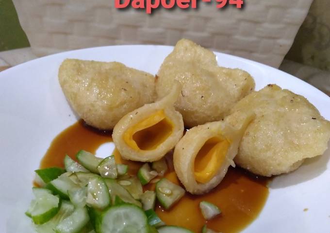 99.Pempek dos#pempek kw isi telor dan kates