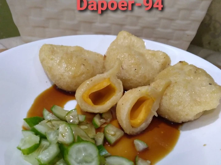 Cara Gampang Menyiapkan Resep  99.Pempek dos#pempek kw isi telor dan kates yang Bisa Manjain Lidah, Menggugah Selera