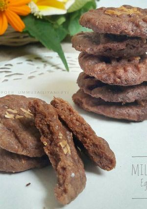 Foto resep Milo Cookies Eggless Teflon/ #pr_adakejunya