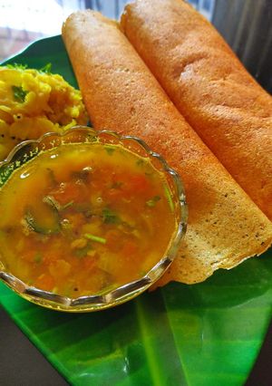 A picture of Wheat Dosa.