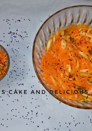 Carrot salad ainihin hoton girkin