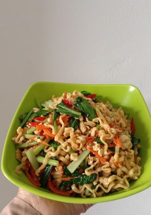 Foto resep Mie goreng pipih
