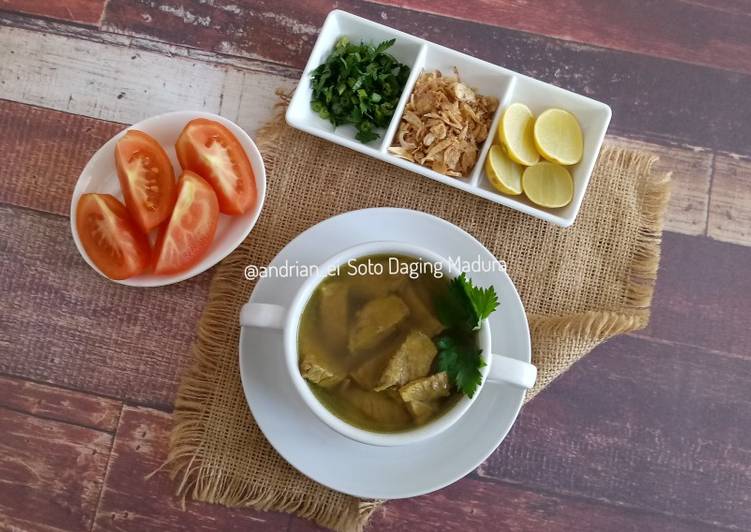 Resep Soto Daging Madura Anti Gagal