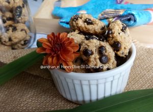 Foto resep Honey Olive Oil Oatmeal Cookies
