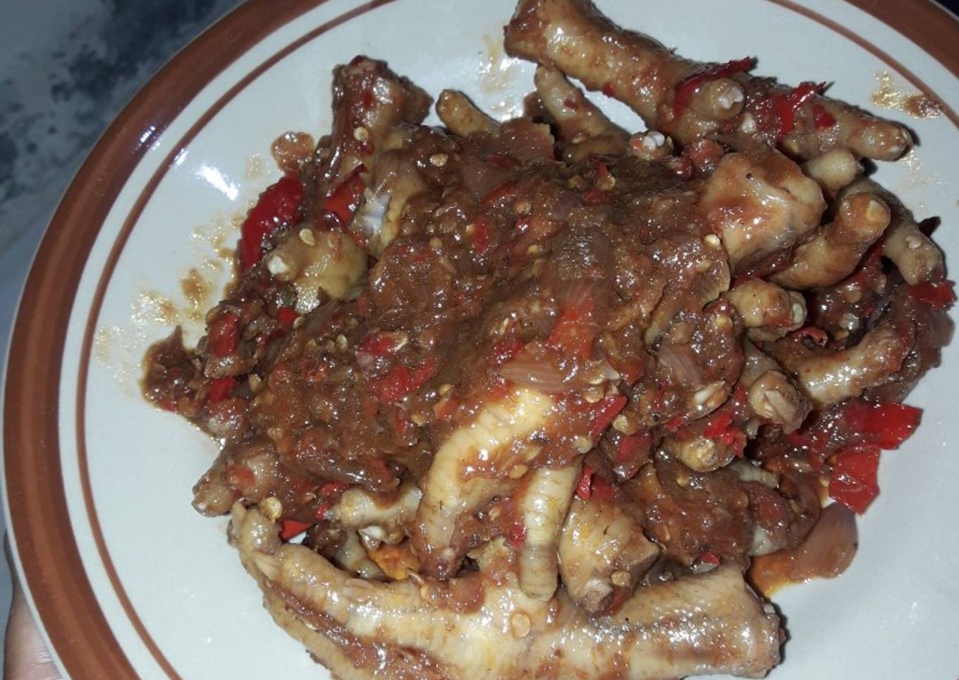 Ceker masak super pedas