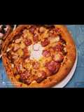 Pizza pepperoni με Philadelphia