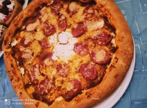 Φωτογραφία της συνταγής Pizza pepperoni με Philadelphia