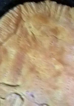 Una foto de Tarta jamón y queso casera