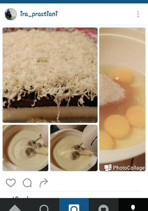Foto resep Brownies Kukus 2 lapis (cokelat & putih)
