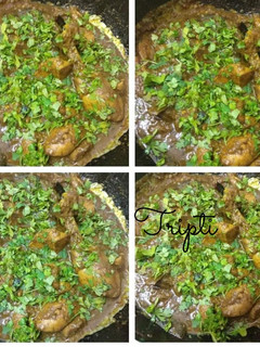 A picture of Dry roast chicken masala curry.