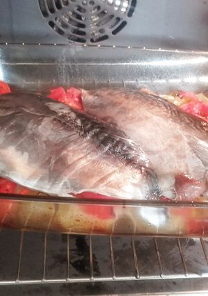 Foto principal de Bonito al horno con guarnición
