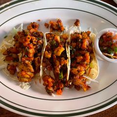 California Farm Famous Jakes Fish Tacos A picture of California Farm Famous Jakes Fish Tacos.