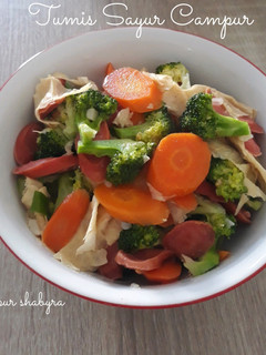 Foto resep Tumis sayur campur