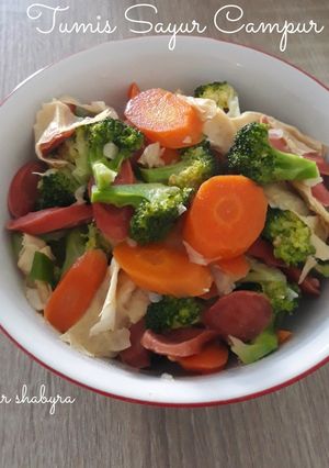 Foto resep Tumis sayur campur