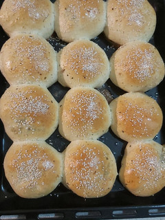 Una foto de Pancitos rellenos de jamón y queso!