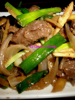 Une photo de Bœuf Sauté au Gingembre & Oignon vert