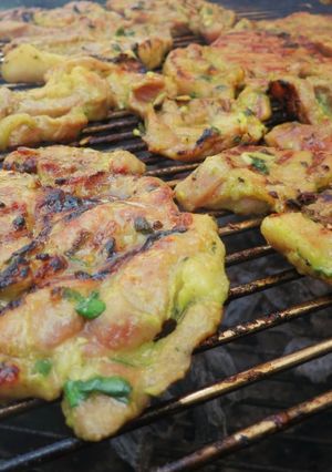 A picture of Vietnamese Grilled Pork (Thit Nuong).