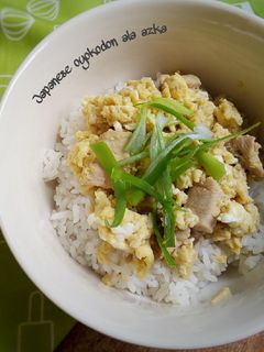 Foto resep Japanese Oyakodon (rice bowl chicken and egg)