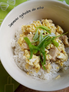Foto resep Japanese Oyakodon (rice bowl chicken and egg)