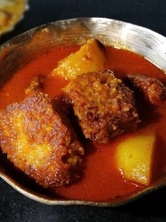 কুমড়ো দিয়ে মুসুর ডালের ধোকা(kumro diye musur daler dhoka recipe in Bengali) রেসিপির প্রধান ছবি
